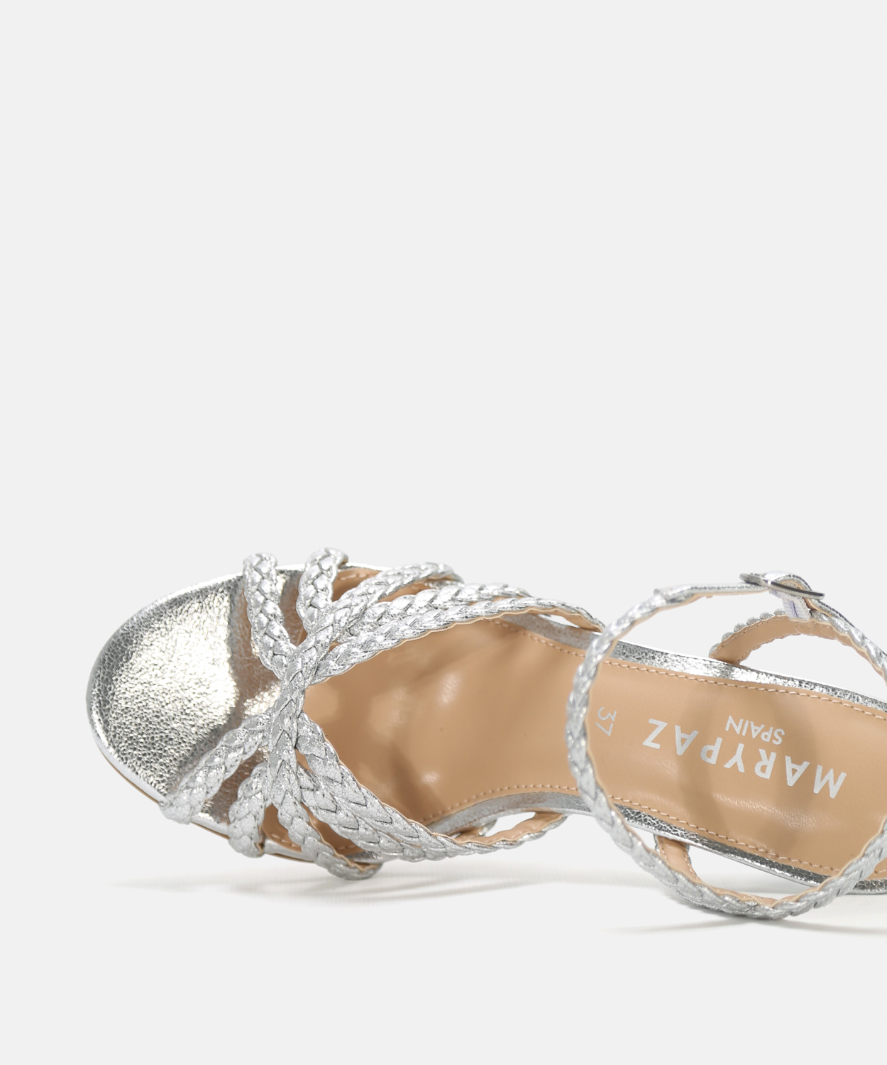 Sandalia tac&oacute;n trenzado image number null